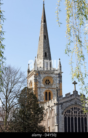 Holy Trinity Church in Stratford, England (Shakespeare Kirche) Stockfoto