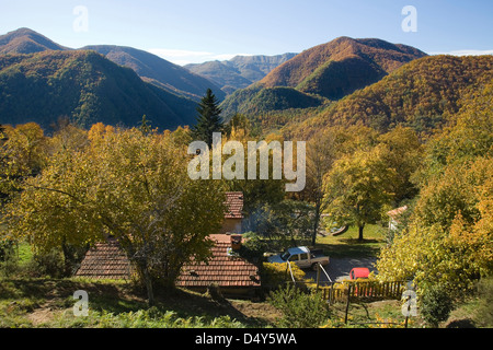 Europa, Italien, Toskana, Garfagnana, Fabbriche di Vallico Bereich, Ranch la fornace Stockfoto