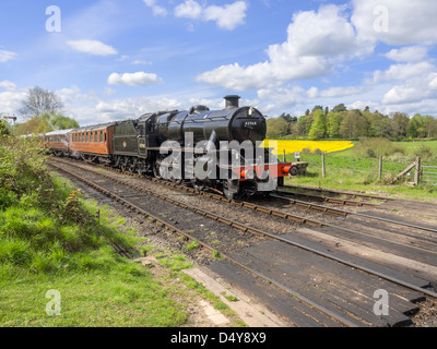 England Worcestershire Severn Valley erhaltene Arley Bahnhof Dampf Stockfoto