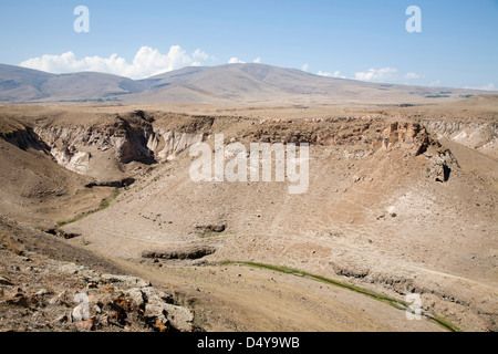 Landschaft von Ani Ruinen, Kars Region Nord-Ost-Anatolien, Türkei, Asien Stockfoto