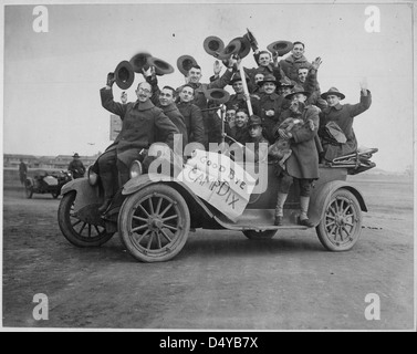 Soldaten in Camp Dix ausgemustert wird. New Jersey, 1918. Underwood und Underwood., 1917-1919 Stockfoto