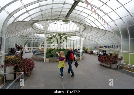 Glasgow, Vereinigtes Königreich, botanischen Gärten, Baujahr 1873 Gewächshaus Kibble Palace Stockfoto