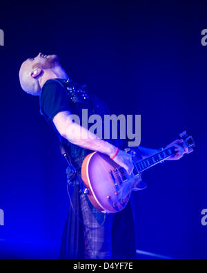 Das Skript spielt Brighton Centre am 20.03.2013 im Zentrum von Brighton, Brighton. Das Skript gibt eine irische Rockband aus Dublin im Jahr 2002 gegründet. Mit Sitz in London. Personen im Bild: Mark Sheehan. Bild von Julie Edwards Stockfoto