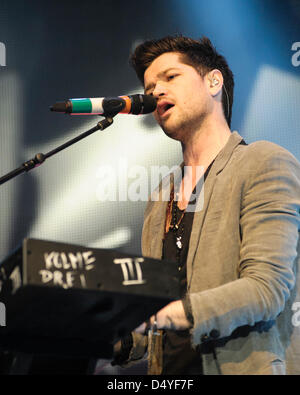 Das Skript spielt Brighton Centre am 20.03.2013 im Zentrum von Brighton, Brighton. Das Skript gibt eine irische Rockband aus Dublin im Jahr 2002 gegründet. Mit Sitz in London. Personen im Bild: Danny O'Donoghue. Bild von Julie Edwards Stockfoto