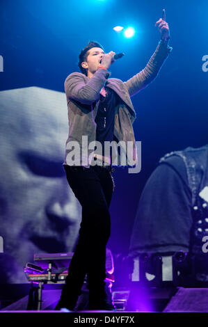 Das Skript spielt Brighton Centre am 20.03.2013 im Zentrum von Brighton, Brighton. Das Skript gibt eine irische Rockband aus Dublin im Jahr 2002 gegründet. Mit Sitz in London. Personen im Bild: Danny O'Donoghue. Bild von Julie Edwards Stockfoto