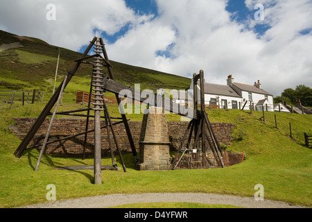 Wanlockhead, das Vereinigte Königreich, die Blei-Bergbau-Museum (Blei-Bergbau-Museum) Stockfoto