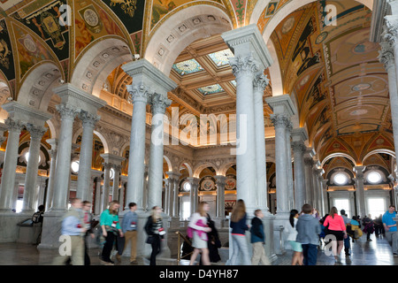 US-Kongressbibliothek Gebäudeinneren Stockfoto