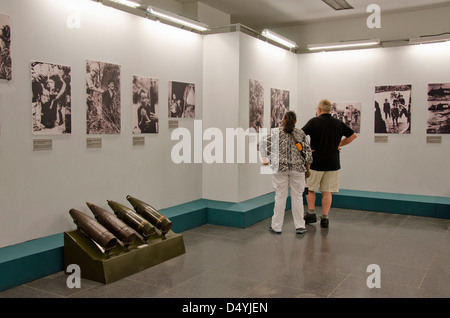 Vietnam, Ho-Chi-Minh-Stadt (aka Saigon). Vietnam War Remnants Museum, innen. Stockfoto