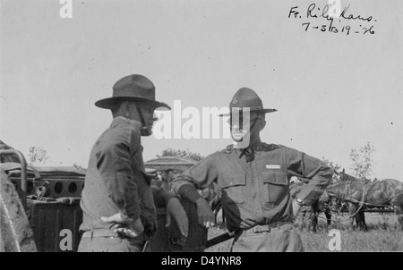 Foto von Truman an Fort Riley, 07/1926 Stockfoto