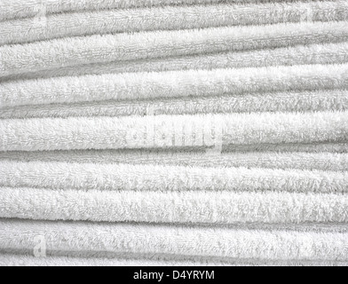 Weißen Baumwolltuch als ein dekoratives Stück der Kleidung verwendet. Stockfoto