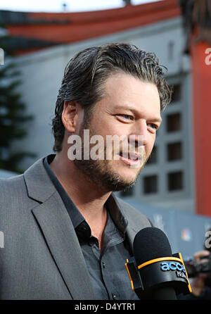 Los Angeles, Kalifornien, USA. 20. März 2013. BLAKE SHELTON besucht The Voice Saison vier Premiere Credit Image: Credit: Karen Curley/ZUMAPRESS.com/Alamy Live News Stockfoto