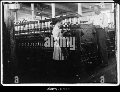 Kann eines der jungen Spinner und Supt. Yazoo City, Miss, 1911 Stockfoto