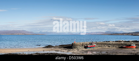 Broadford Hafen auf der Insel Skye in Schottland. Stockfoto