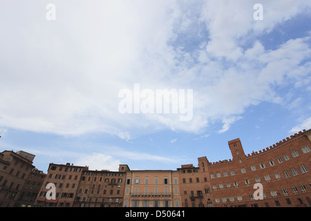 Piazza del Campo in Siena, Italien Stockfoto