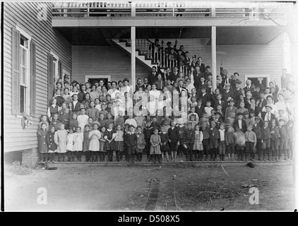 Cherryville benotet Schule. Das sind die Kinder in der Stadt, die Schule, November 1908 Stockfoto