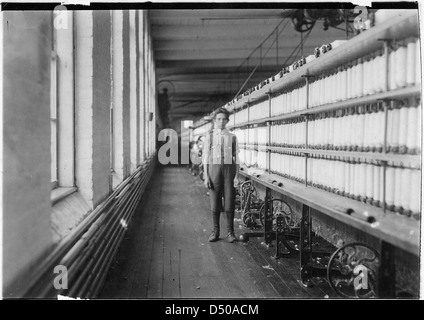 Jo Bodeon, eine Rücken-Roper, Maultier Zimmer. Chace Baumwollspinnerei. Burlington, Vt, kann 1909 Stockfoto