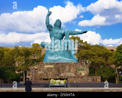 Nagasaki Friedenspark in Nagasaki, Japan. Stockfoto