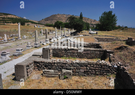 Heiligtum des Asklepios, Asklepie antike Stadt Pergamon, Türkei. Stockfoto