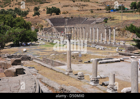 Heiligtum des Asklepios, Asklepie antike Stadt Pergamon, Türkei. Stockfoto