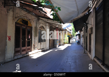 geschlossenen Bazar, genommen in Pergamon, Türkei Stockfoto