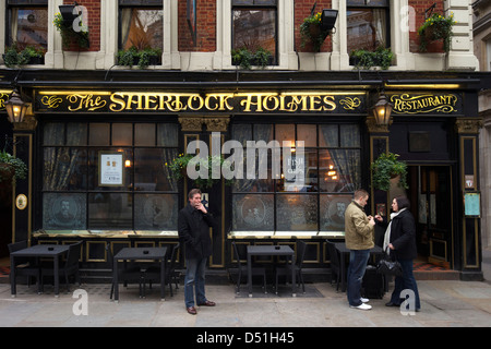 Sherlock Holmes Pub und Restaurant, Northumberland St,, Westminster, London, England, UK, GB Stockfoto