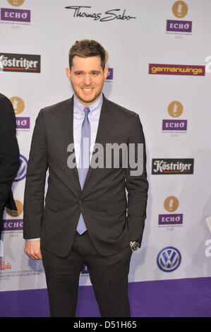 Kanadischer Sänger Michael Bublé bei den Echo Awards 2013 in Berlin. 21. März 2013 Stockfoto