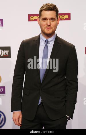 Kanadischer Sänger Michael Bublé bei den Echo Awards 2013 in Berlin. 21. März 2013 Stockfoto