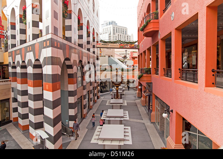 Horton Plaza Mall in San Diego, Kalifornien, Vereinigte Staaten von Amerika, USA Stockfoto