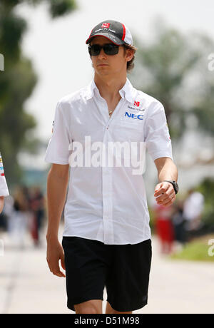 Motorsport: FIA Formel 1 Weltmeisterschaft 2013, Grand Prix von Malaysia, #12 Esteban Gutierrez (MEX, Sauber F1 Team), Stockfoto