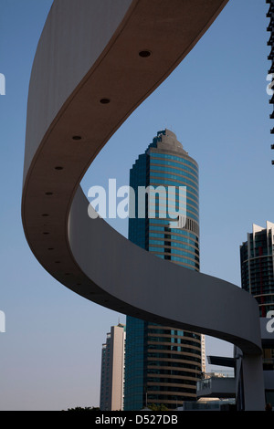 Der Riverside Promenade entlang den Ufern des Brisbane River Brisbane Queensland-Australien Stockfoto