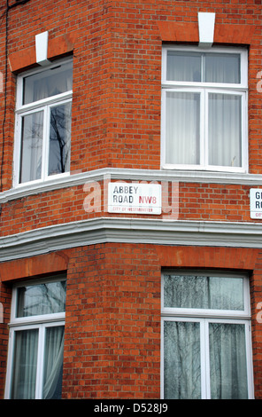 Abbey Road St John's Wood London berühmt geworden durch die Beatles Stockfoto