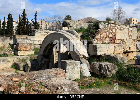 Griechenland Attika Athen die Ruinen der Kerameikos Stockfoto