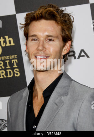 Australischer Schauspieler Ryan Kwanten kommt für den 25. Film Independent Spirit Awards in Los Angeles, CA, USA, 5. März 2010. Den Spirit Awards ehrt independent-Filmproduktionen. Foto: Hubert Boesl Stockfoto