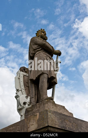 Robert Bruce Königsstatue Stirling, Schottland Stockfoto