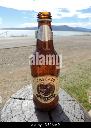 CASCADE Brauerei Ingwerbier ältesten Brauerei mit tasmanischen Teufel-Label mit Sitz in Hobart, Australien. Foto Tony Gale Stockfoto