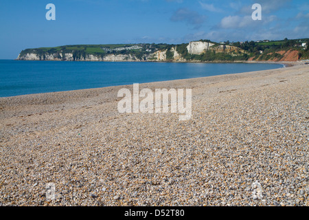 Seaton Devon England.  An der Südküste in der Nähe von Bier.  An der Jurassic Coast of Dorset und Süd-West Küste gehen weg. Stockfoto