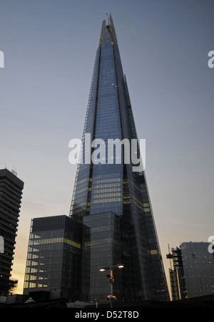 Die Scherbe betrachtet aus London Bridge Station London England Stockfoto