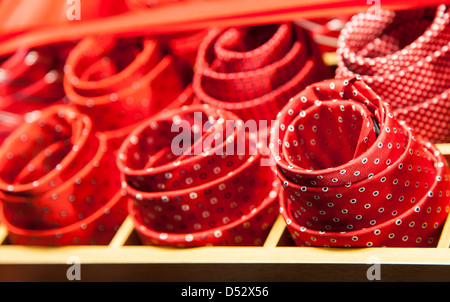 Milano - Italien. Detail der Beziehungen in einem Luxus-shop Stockfoto