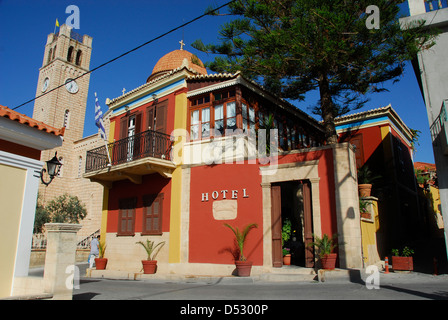 Aeginitiko Archontiko Hotel auf der Insel Aegina, Griechenland Stockfoto