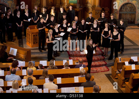 Essen, Deutschland, Uebungsensemble Chorleitung Klassen, Folkwang Universität der Künste Stockfoto