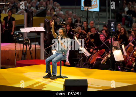 Gelsenkirchen, Deutschland, singen Tag des Liedes in der Veltins-Arena Stockfoto