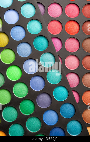 Bunten Lidschatten palette Stockfoto