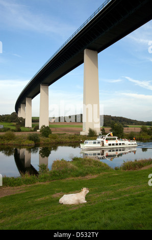 Mülheim ein der Ruhr, Deutschland, Ruhrtalbruecke Stockfoto