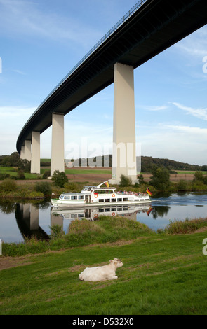 Mülheim ein der Ruhr, Deutschland, Ruhrtalbruecke Stockfoto