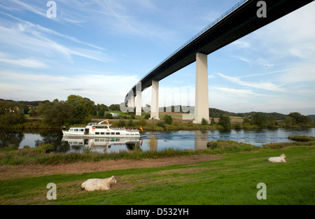 Mülheim ein der Ruhr, Deutschland, Ruhrtalbruecke Stockfoto