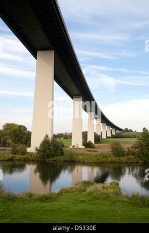 Mülheim ein der Ruhr, Deutschland, Ruhrtalbruecke Stockfoto