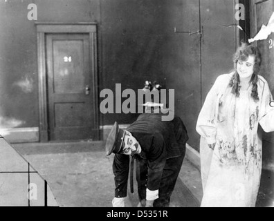 Motion Picture Szene (1916) Stockfoto