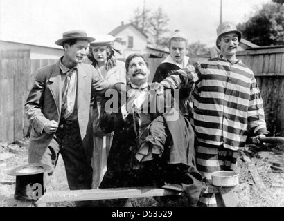 Motion Picture Szene (1916) Stockfoto