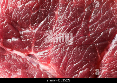 frisches Rindfleisch Stück in Nahaufnahme Stockfoto