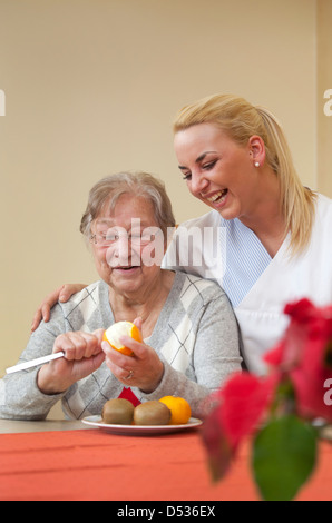 Deutschland, Generationen im Dialog Stockfoto